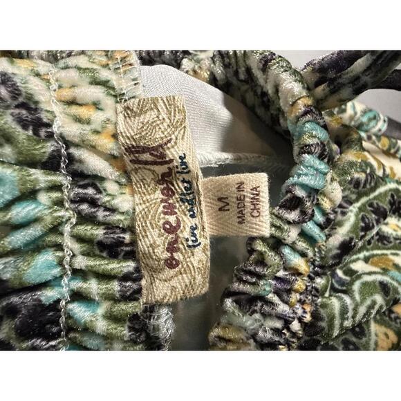 NWT One World Women’s Paisley Print Jogger Pants Boho Elastic Waist Size Medium - Picture 6 of 6